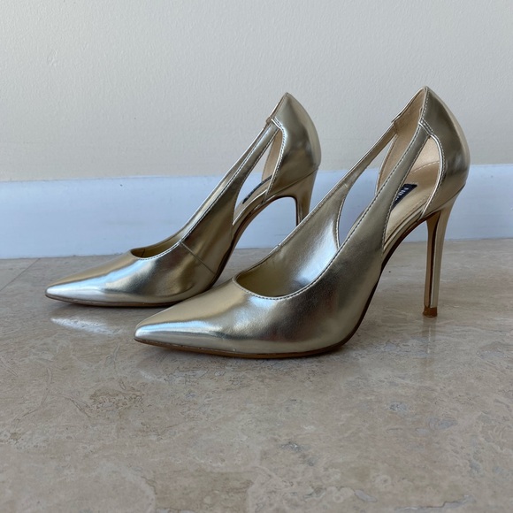 Nine West Shoes - Gold 4 inch High Heels